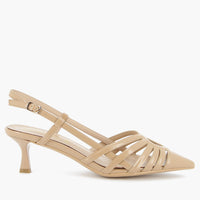 Kelly Silver Slingback
