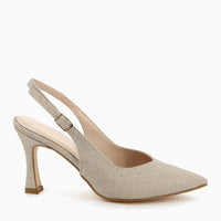 Eva Décolleté avec Bretelle Beige