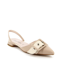 Ada Ballerina Pumps Cream - Beige
