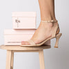 Lia Sandal with Beige Strap