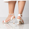 Lia Sandal with White Strap