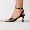 Greta Sandal with Black Strap