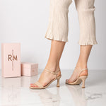 Iris Sandal with Beige Strap