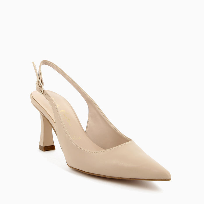 Eva Décolleté avec Bretelle Beige