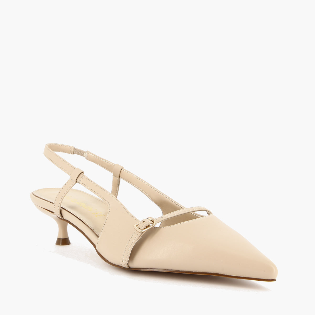Lidia Beige Slingback with Strap - Roberta Martini Official