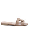 Amalfi Beige flat sandal