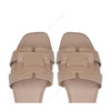 Amalfi Beige flat sandal