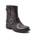 Black Bike Ankle Boot