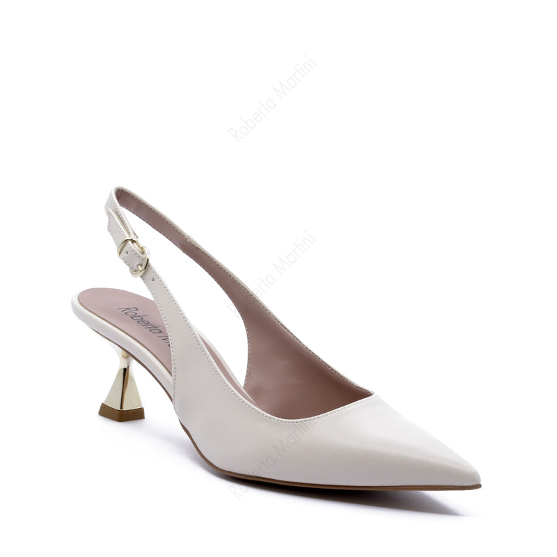 Slingback pump with Julie Latte strap