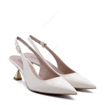 Slingback pump with Julie Latte strap