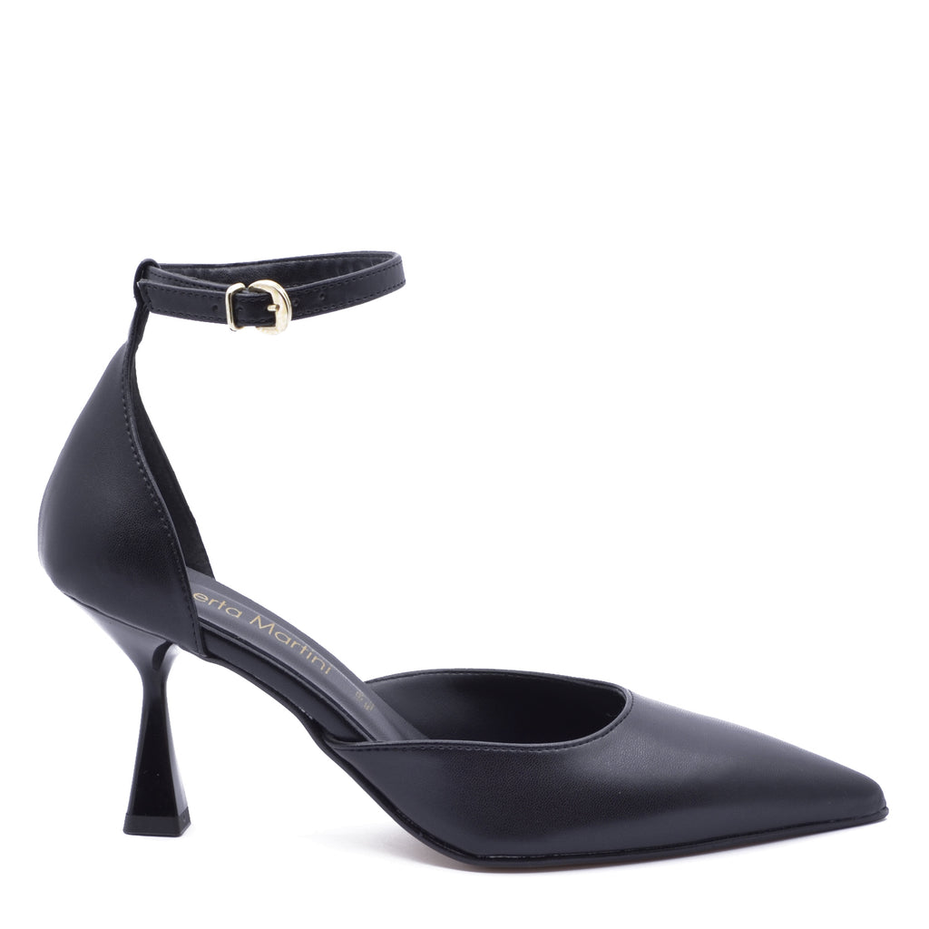 Yasmin Black Strap Pumps