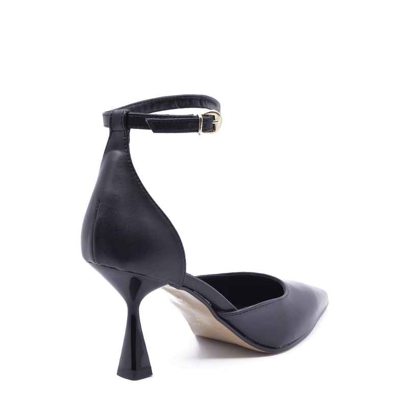 Yasmin Black Strap Pumps