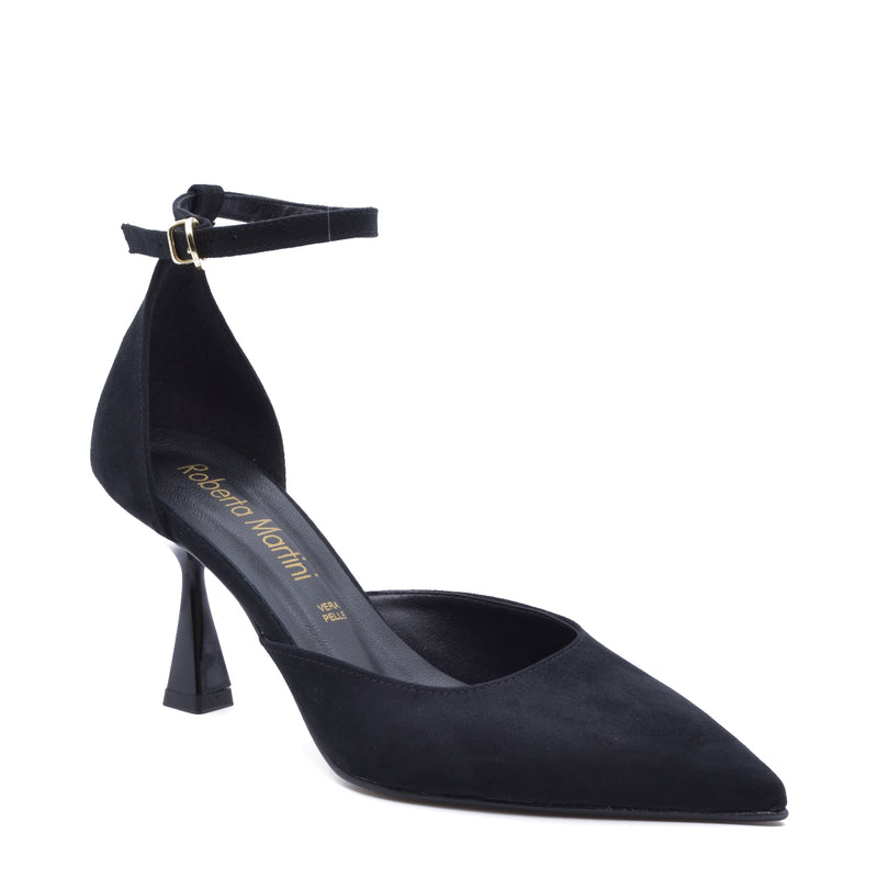 Yasmin Black Strap Pumps