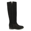 Elodie boot in black split leather