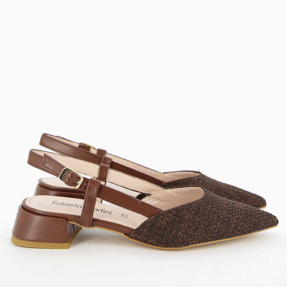 Francy Ballerina Slingback Tan Raffia