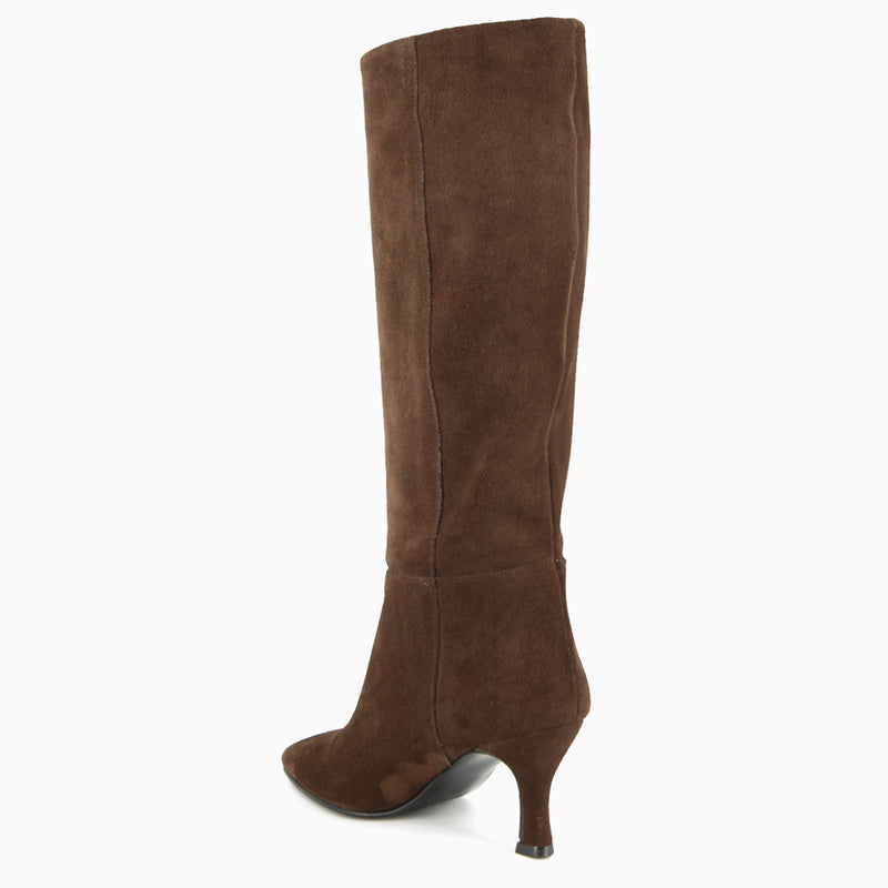 Botte Hanna en Cuir Noir