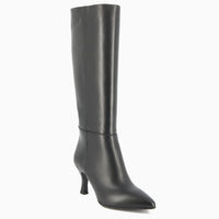 Botte Hanna en Cuir Noir