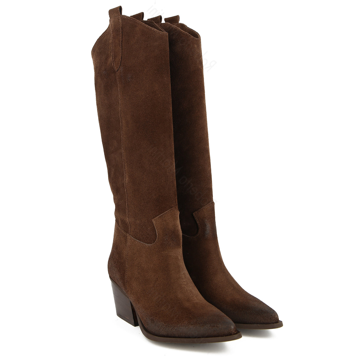 Botte Hanna en Cuir Noir
