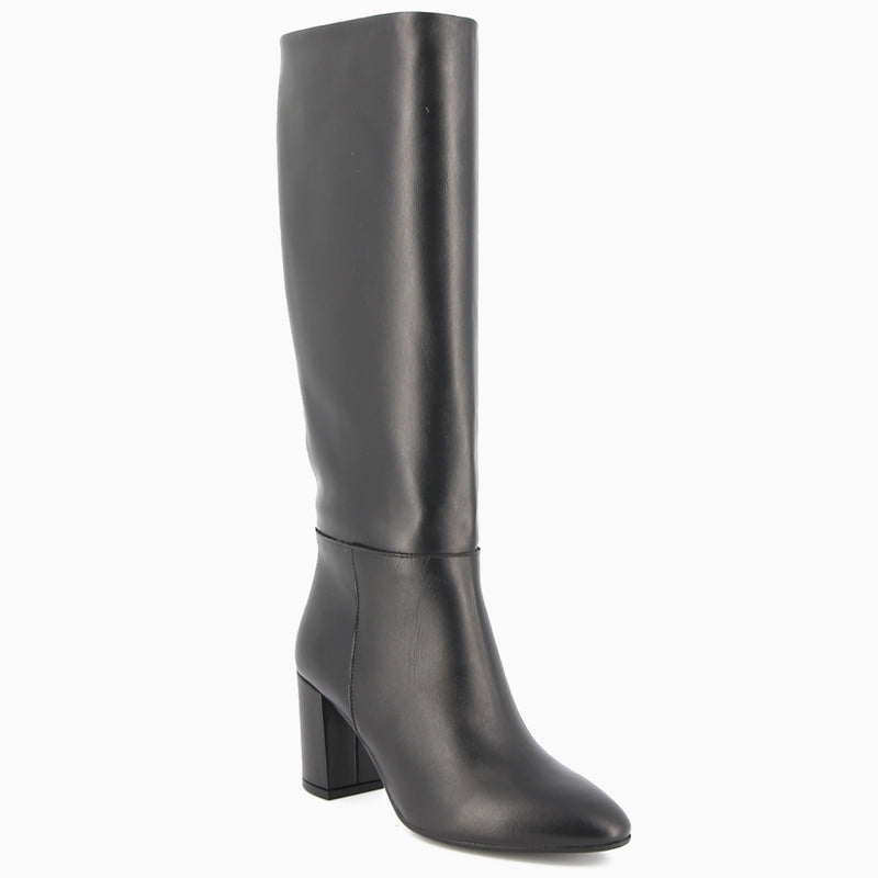 Botte Hanna en Cuir Noir