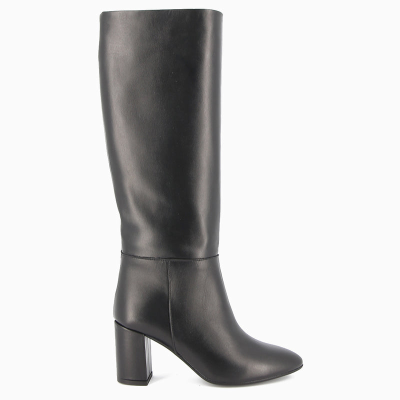 Botte Hanna en Cuir Noir