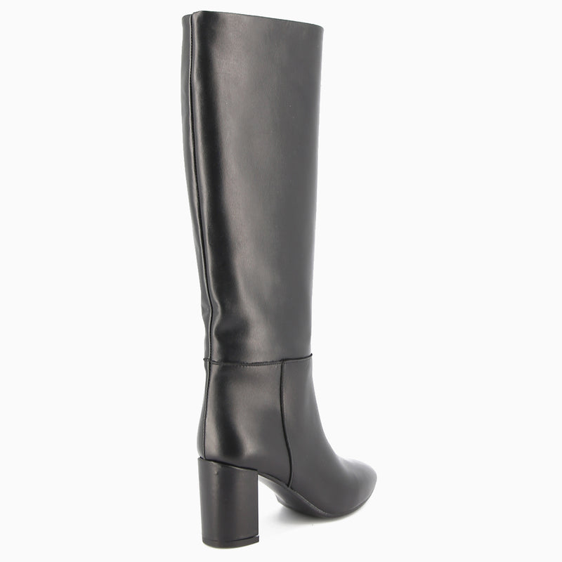 Botte Hanna en Cuir Noir