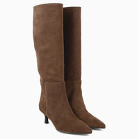 Lucy Black Leather Boot