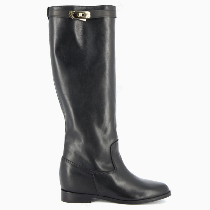Paris Botte Or Accessoire Noir