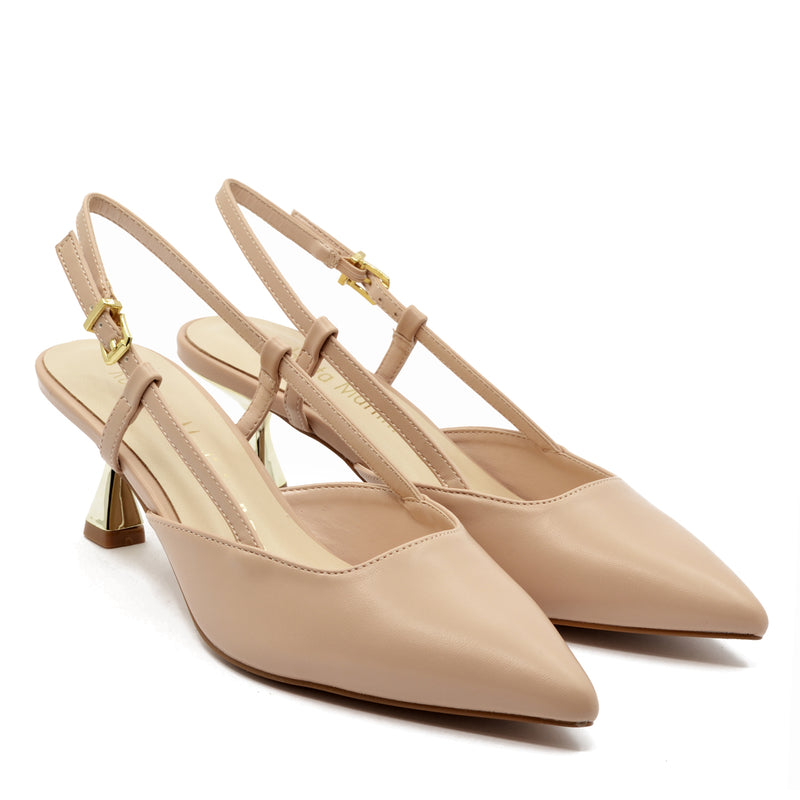 Emily pumps with beige strap
