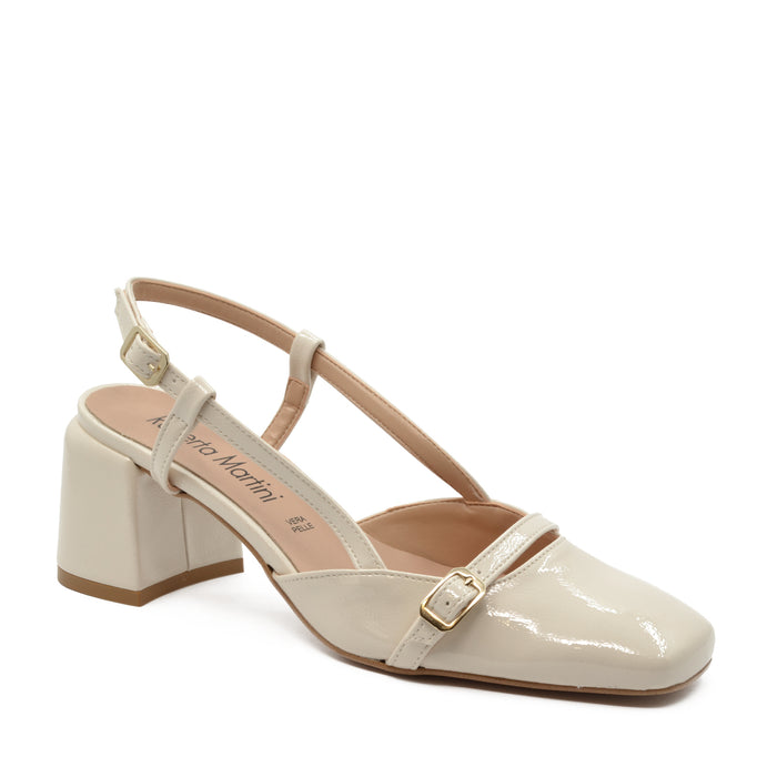 Jane Slingback Pump with Butter Strap