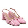 Jane Slingback Pump with Pink Strap