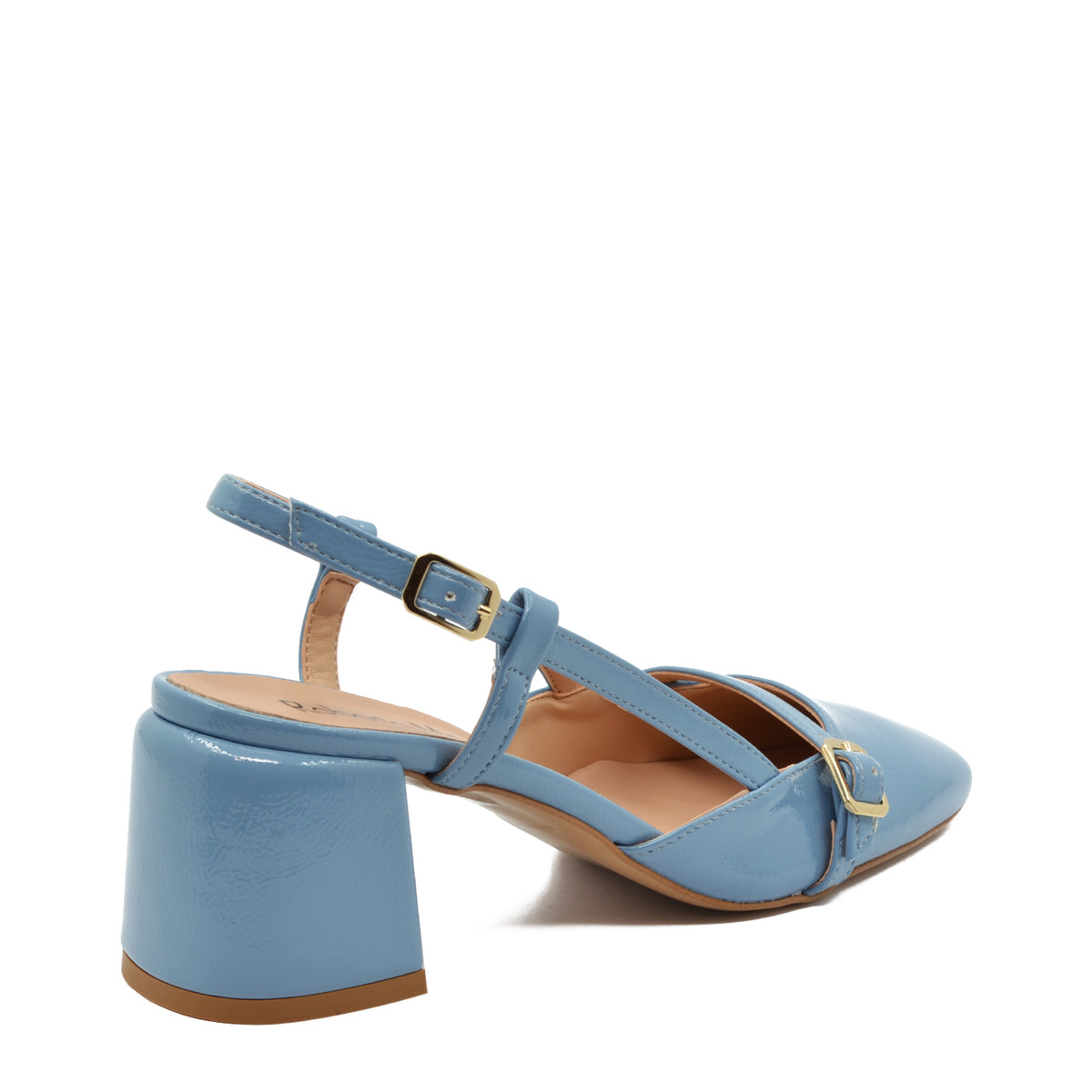 Jane Slingback Pump with Sky Strap