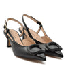 Flavia Slingback Pump with Black Strap