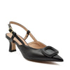 Flavia Slingback Pump with Black Strap