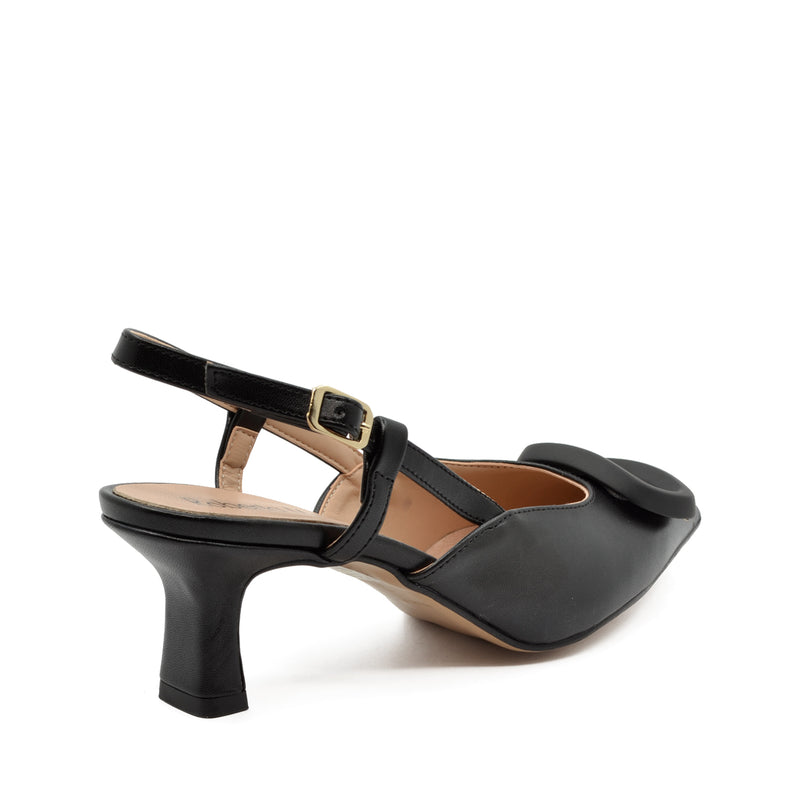 Flavia Slingback Pump with Black Strap