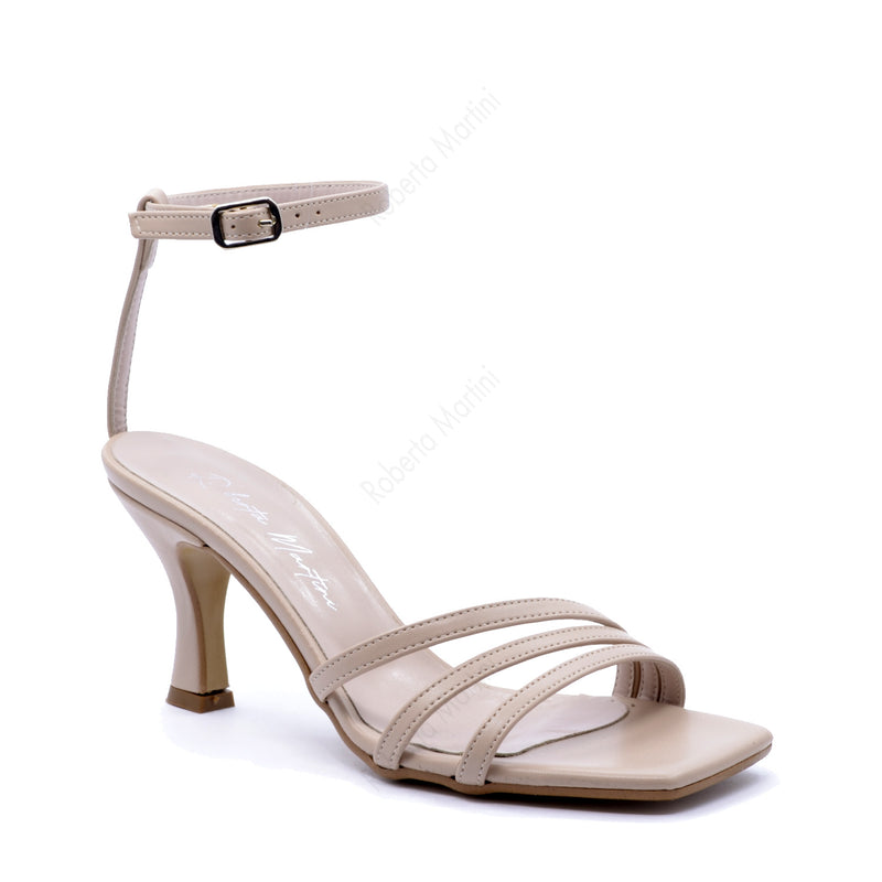 Taty Sandal with Beige Strap