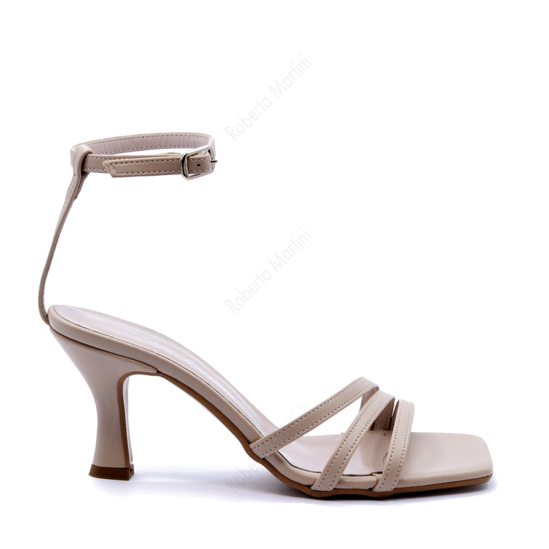 Taty Sandal with Beige Strap