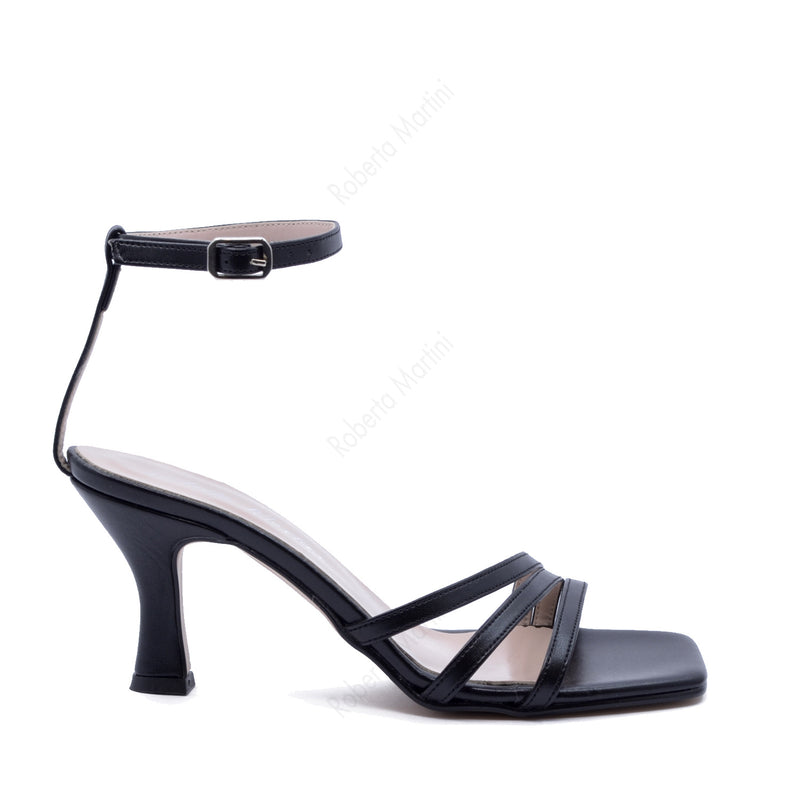 Taty Sandal with Black Strap