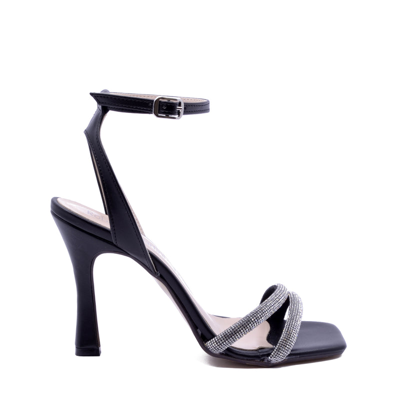 Gioia Sandal with Black Strap