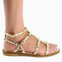 Allegra Gold Studded Sandal