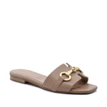 Ibiza Beige Skin flat sandal