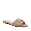 Positano Beige Skin flat sandal