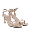 Giorgia sandal with platinum strap