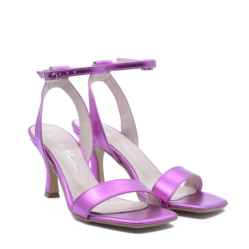 Mina Sandal with Fuchsia Strap