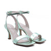 Mina Sandal with Green Strap