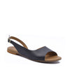 Sara Black flat sandal