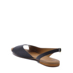 Sara Black flat sandal