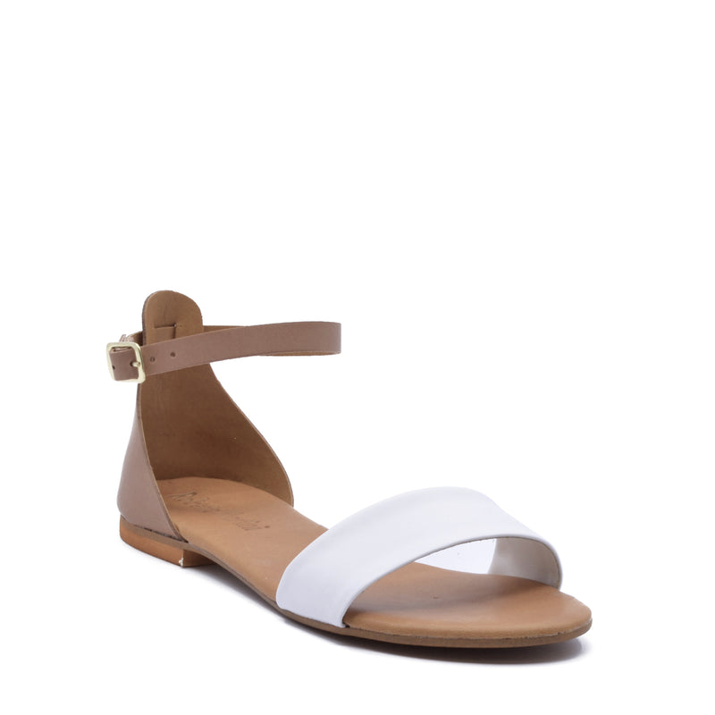 Sofy flat sandal White-beige