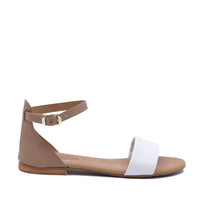 Sofy flat sandal White-beige