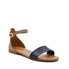 Sofy flat sandal Black-beige