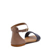 Sofy flat sandal Black-beige